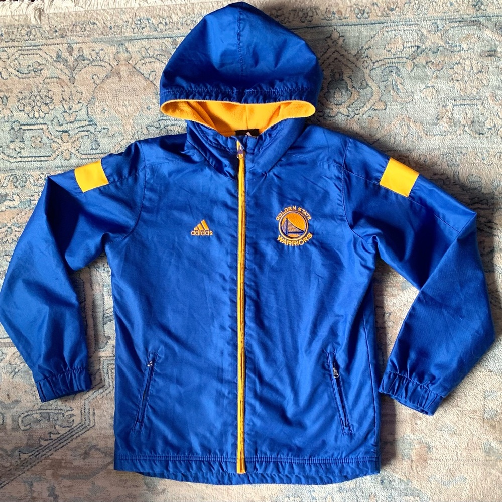 Adidas   Golden State Warriors “Climaproof”
Rain Jacket Size Youth M(10/12)